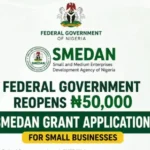 If you are looking for the FG SMEDAN CGS 50k Grant 2026, there is good news: the SMEDAN Conditional Grant Scheme registration is currently available.