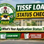 TISSF loan status check thumbnail showing official TISSF logo and Nigerian tertiary institution background